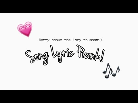 || ROBLOX LYRIC PRANK || Clear My Head