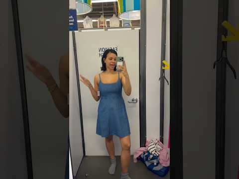 I just found the perfect spring / summer dress 😍👀 OLD NAVY TRY ON #viral #dress #shorts #shopping