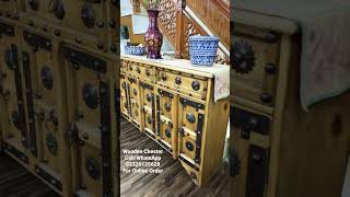 Home Decor Wooden Chester for Crafts Lover| Antique Style Furniture| Handicrafts | Shop Online