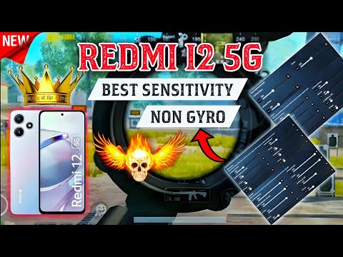 REDMI 12 5G BGMI BEST SENSITIVITY (NON GYRO)