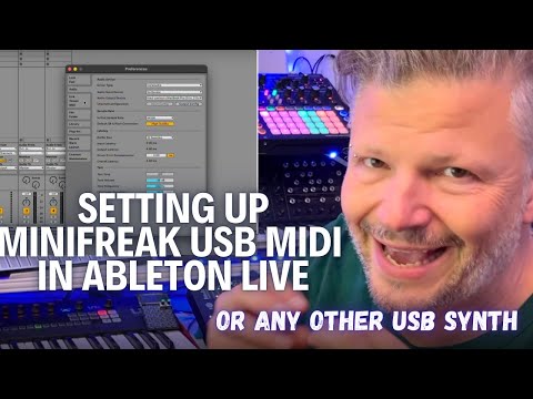 Setting up USB MIDI for the MiniFreak in @Ableton  Live ( or any synth)