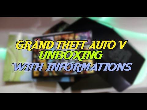 Grand theft auto V for Pc Unboxing With Informations