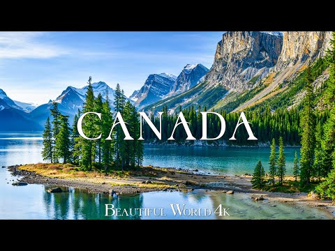 Canada 4K • Discover Majestic Mountains, Pristine Lakes, and Lush Forests • 4K VIDEO HD