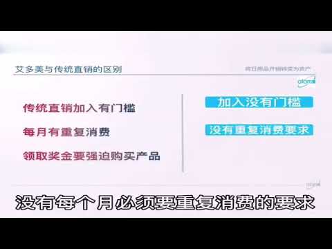 艾多美與傳統直銷的本質區別，其實太明顯了｜零元創業◆網路生意◆睡後收入