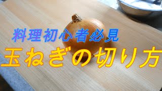 （初心者向け）玉ねぎの切り方をプロが解説！