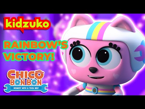 Chico Bon Bon Adventures  - 👧🌈 Rainbow's Victory! 🌈👧 | Best Bits! | @Kidzuko