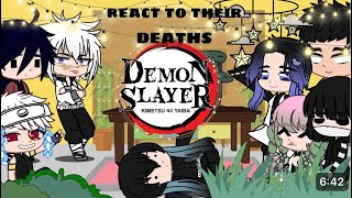 Hashiras react to their deaths || demon slayer || RE-UPLOAD ||￼ SPOILERS || Redva1vet ||