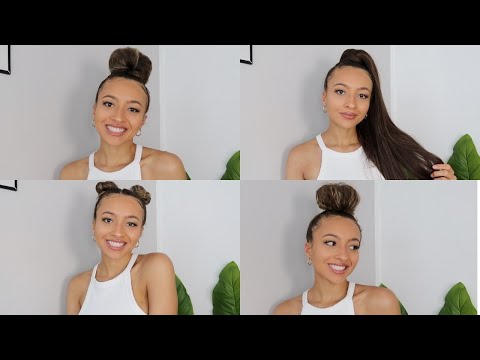 EASY SLEEK HAIRSTYLES FOR NATURAL CURLY HAIR // 3A 3B