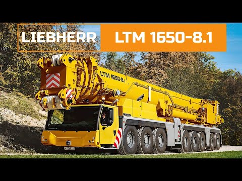 LTM 1650-8.1 - the ultimate Liebherr's crane on eight axles with lifting capacity of 700 t