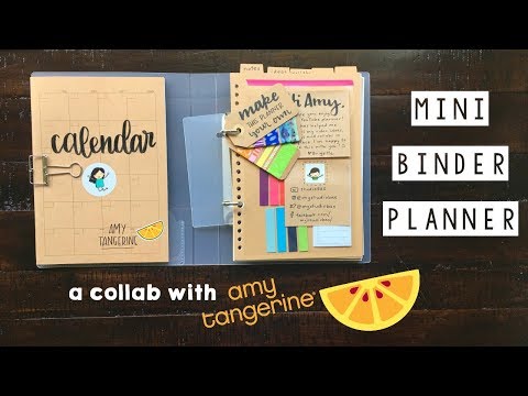 Mini Binder Planner for Amy Tangerine