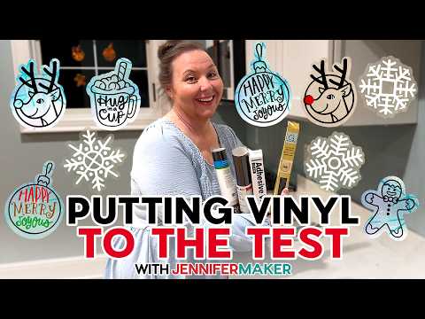 What's the BEST Vinyl? Let's Test with for Window Cling Suncatchers!