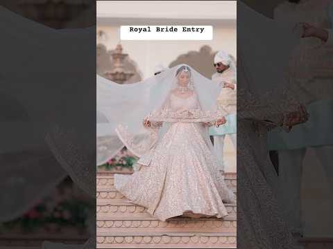 Best Bride entry in wedding | Royal Bride entry | Bride First look | Bride dress #bridetobe #wedding