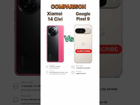 Xiamoi 14 Civi vs Google pixel 9 !! google pixel 9 review ! xiamoi 14 Civi review #tecnicalguruji