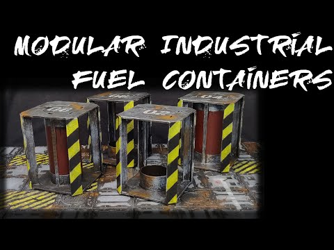 Necromunda Terrain Tutorial - Modular Industrial Fuel Containers