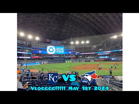 Blue Jays Vs Royals VLOGGG!!!!!!! May 1st 2024 MUST SEE!!!