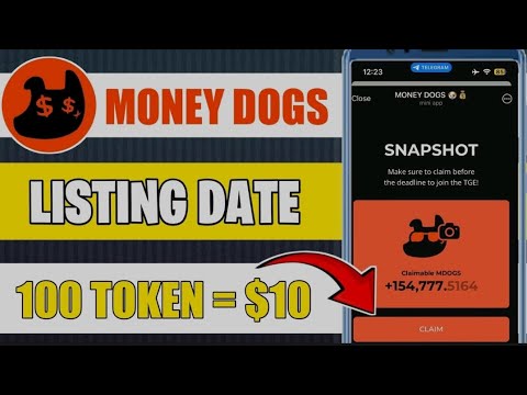 ‼️how to claim your Money dogs airdrop  MDOGS  token  💰 🤑 , do it now| money dogs clai