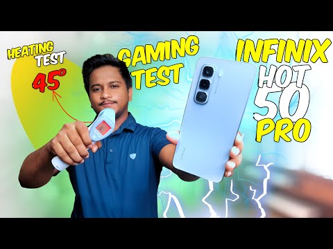 Infinix Hot 50 Pro Gaming And Heating Test | জাতীয় ক্রাশ | FHD+ AMOLED Display | Helio G100.