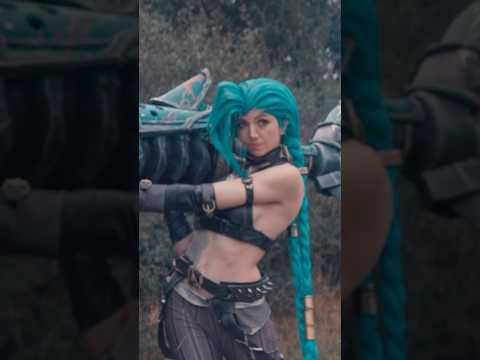 Full video is out on my youtube 🤪 #jinx #arcane #arcanenetflix #leagueoflegends