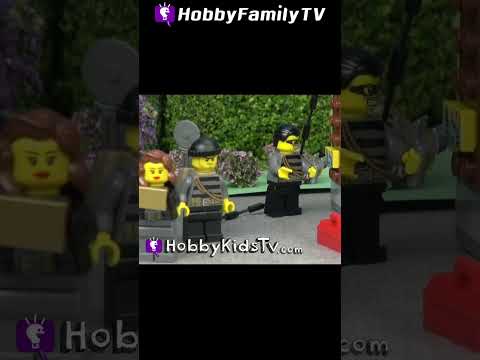 Lego Trixie Museum Heist Part 2 on HobbyFamilyTV