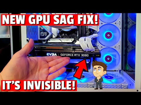 HOW TO FIX YOUR GPU SAG ONCE AND FOR ALL! THE PERFECT GPU BRACKET!