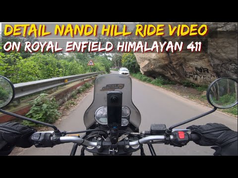 Full Hill Ride Video of Nandi Hill on Royal Enfield Himalayan 411 | #nandihill #nandihillsbangalore