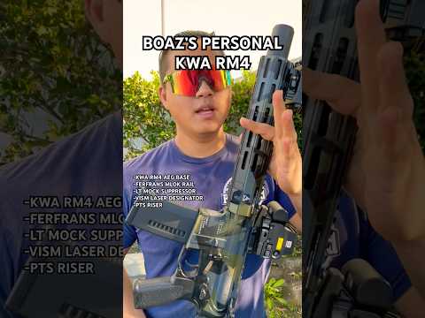 Boaz’s Personal KWA RM4 AEG Airsoft Rifle #airsoft #airsoftgi #shorts #short #milsim #cod #toys