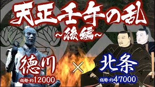 【合戦解説】天正壬午の乱 【後編】　徳川 vs 北条　〜 信長の死で織田軍が引き上げた甲斐・信濃領を巡り三つ巴の争奪戦が始まる 〜