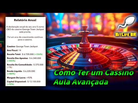 Como ter um Cassino no Bitlife Br | Aula avançada | Bitlife Cargos