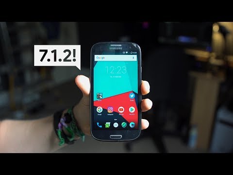 Galaxy S3 Running Android 7.1.2 Nougat! (AOKP)