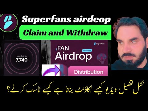 Superfans Airdrop Complete Video | How to earn money || fan Token