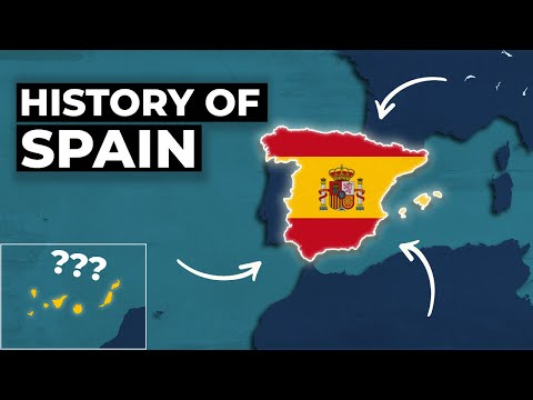 Full History of Spain Summarized On Animated Map