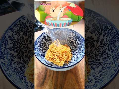 Trying Ponyo's Noodles #noodles #studioghibli #ponyo #easyrecipes