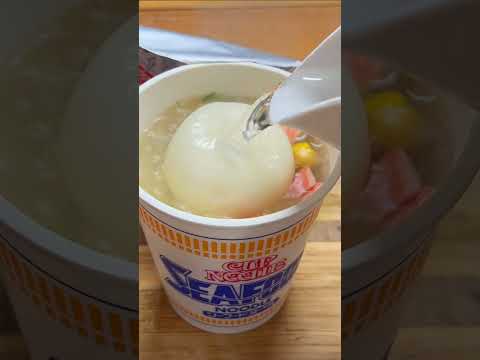 カップ麺と雪見だいふくの最強コラボ【food】