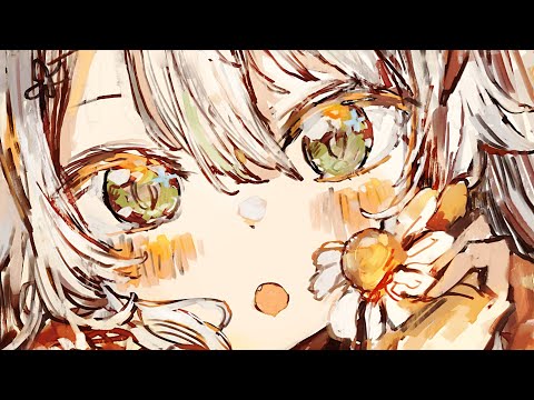 【お絵描き】ただいま～🌼【#鴨見カモミ／CAMOMI Camomi】