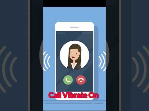 How to enable vibrate for call setting #shorts #callsetting #viral