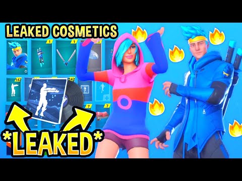 *NEW* LEAKED Fortnite Skins & Emotes..!! *NINJA SKIN* (Pon Pon Emote,Jellie Skin, Purple Ripple..!)