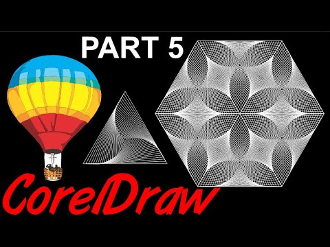 Corel Draw Tips & Tricks Rotate and Contour to make this Part 5