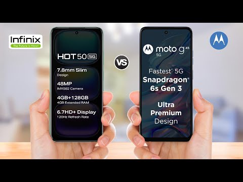 Infinix Hot 50 5g vs Moto G45 5g || Full Comparison