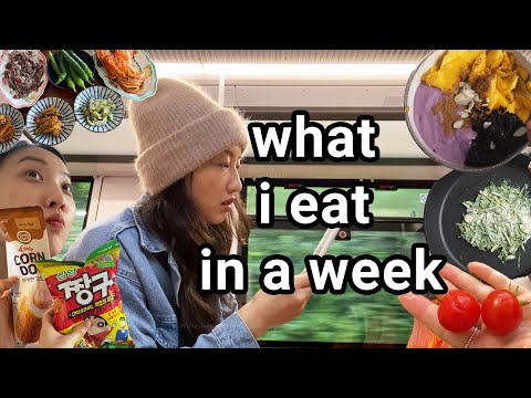 [GER vlog] what i eat in a week | making kimchi with mom + skincare