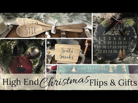 🎄 HIGH END CHRISTMAS FLIPS & GIFTS 🎄LASER DIYS🎄TS2 from Two Trees 10W Laser Engraver🎄FREE PRINTABLES