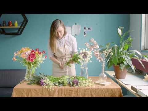 Arranging Flowers | Copyright Free Video Footage