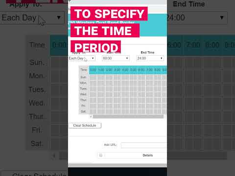 How to configure parental controls in a router #shorts #short #shortsvideo #shortvideo