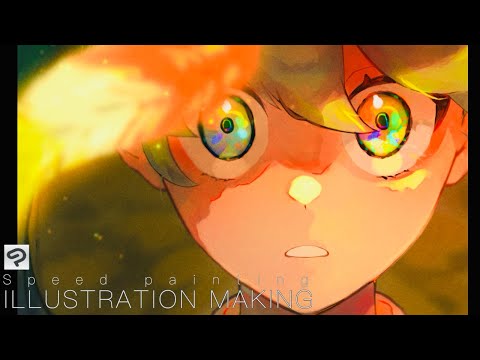 イラストメイキング　ポケミクFA 【ILLUSTLATION MAKING】