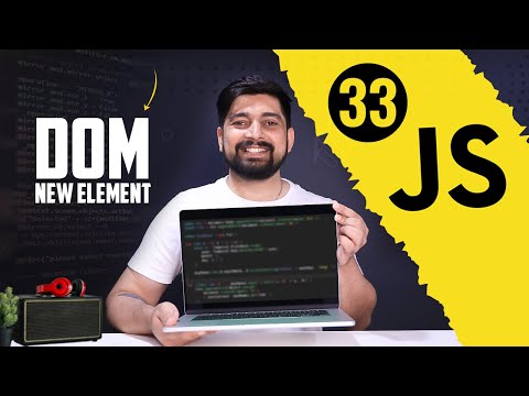 How to create a new element in DOM | chai aur #javascript