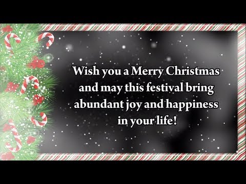 Christmas Greeting Card || Christmas Card Messages for Friends 2021