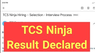 TCS Ninja Result Declared | Direct Interview Call | Score card not released PART-1 | TCS