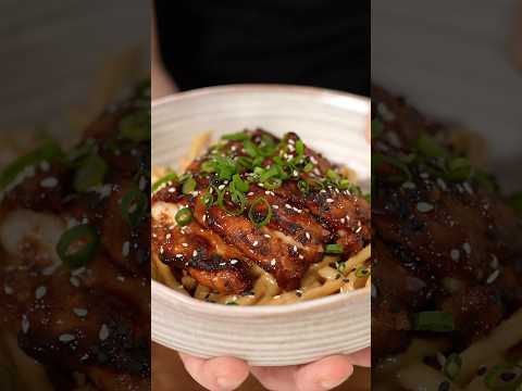 Teriyaki Chicken Garlic Butter Udon