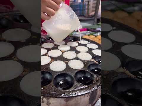 Fluffy Coconut Bread  #streetfood #shorts