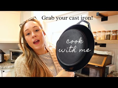 A mouth-watering cast iron skillet meal | cook with me