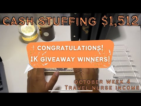 CASH STUFFING $1,512 - 1K SUBSCRIBER GIVEAWAY WINNERS!